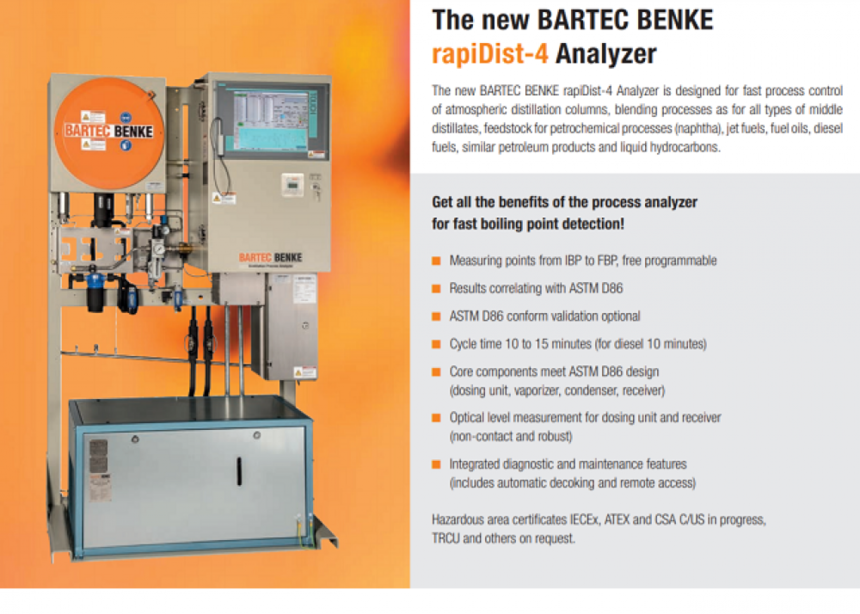 Bartec hat neues SiedepunktProzessanalysegerät WAISCH